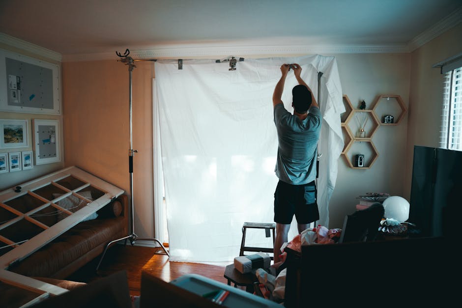 Uplighting setup