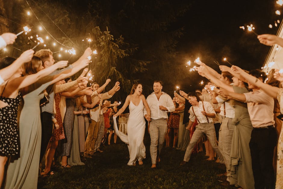 Party lighting setup